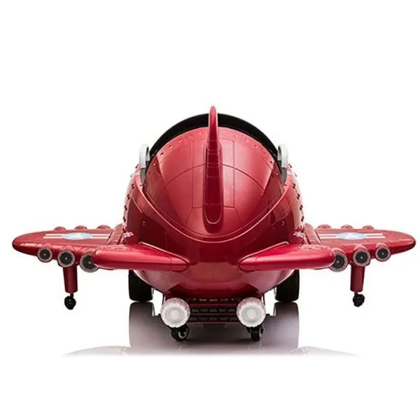 Детский электромобиль - самолет 12V - JJ20201-RED