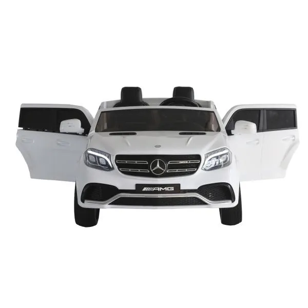 Электромобиль Mercedes Benz GLS63 (белый, 4WD, 12V) - HL228