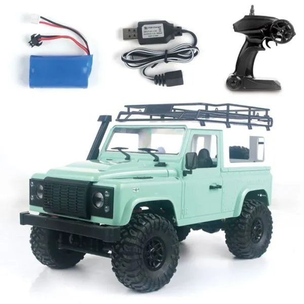 Радиоуправляемый внедорожник Land Rover Defender 4WD 1:12 - MN-90-GREEN