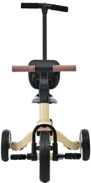 Детский беговел-велосипед 6в1 с родительской ручкой, бежевый - TR008-BEIGE