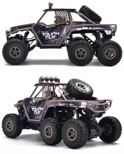 Радиоуправляемый внедорожник (влагозащита, привод на 6 колес, 1:16) - HB-PY1603