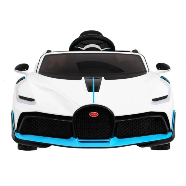 Детский электромобиль Bugatti Divo (белый лак, 12V) - HL338