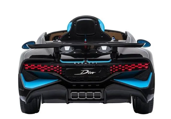 Детский электромобиль Bugatti Divo (черный, 12V) - HL338