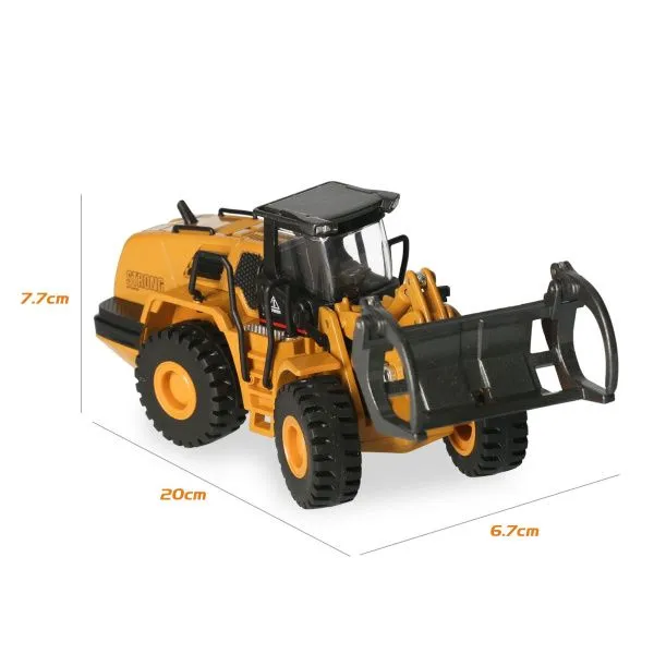 Металлический фронтальный погрузчик бревен Hui Na Toys 1:50 - HN1716