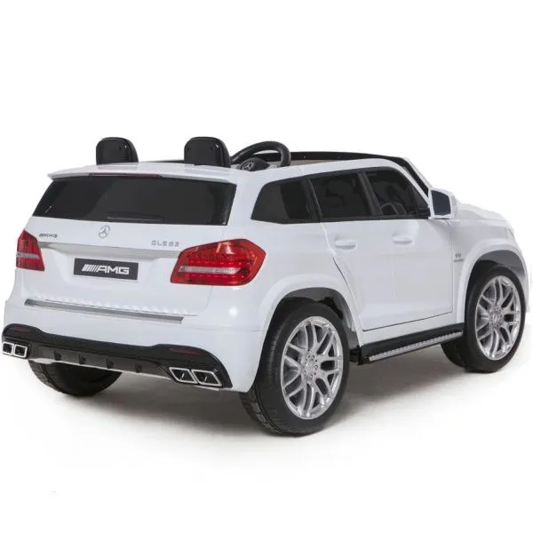 Электромобиль Mercedes Benz GLS63 (белый, 4WD, 12V) - HL228