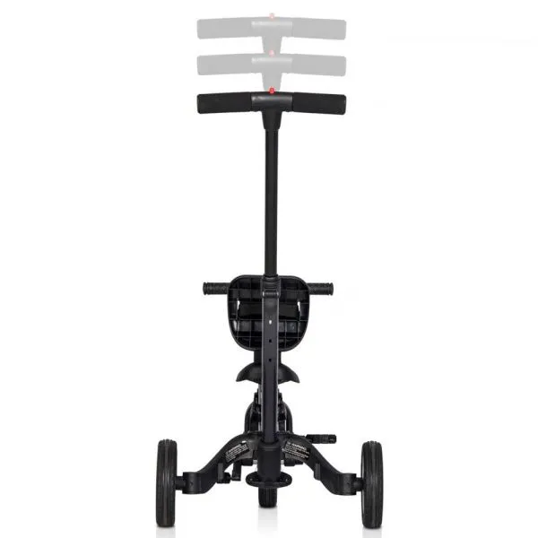 Детский беговел-велосипед 4в1 с родительской ручкой, черный - TR007-BLACK