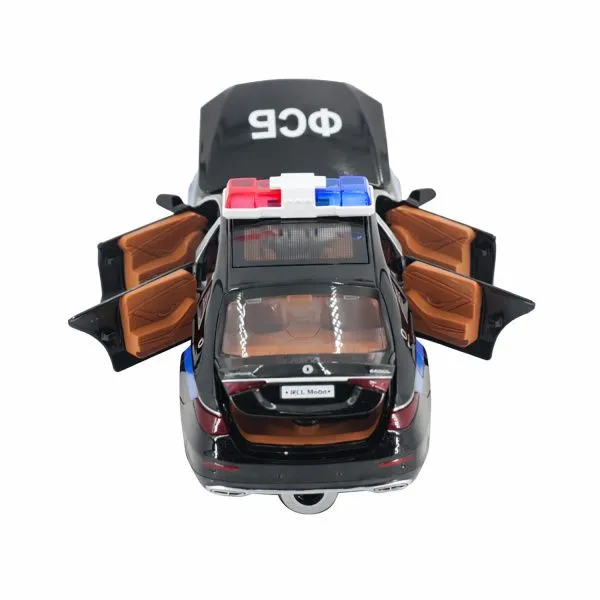 Радиоуправляемая металлическая полицейская машина Mercedes S600 1:22 - HCL-3613-BLACK