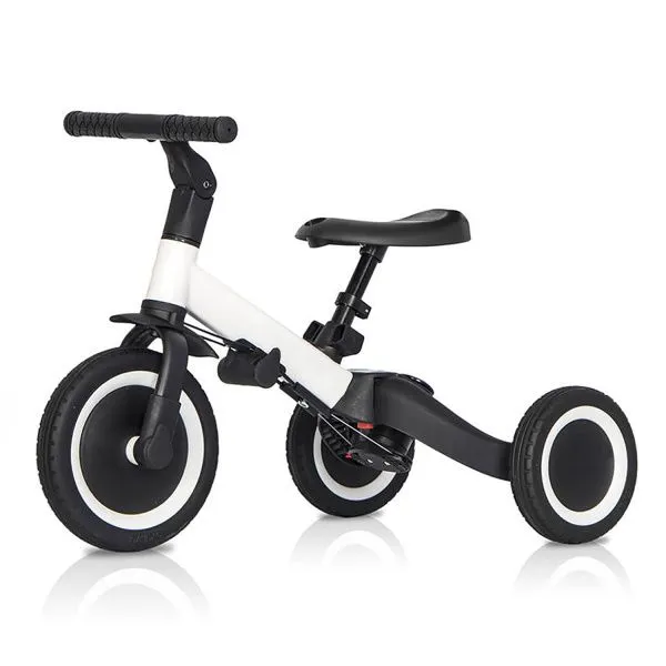Детский беговел-велосипед 6в1 с родительской ручкой, белый - TR008-WHITE