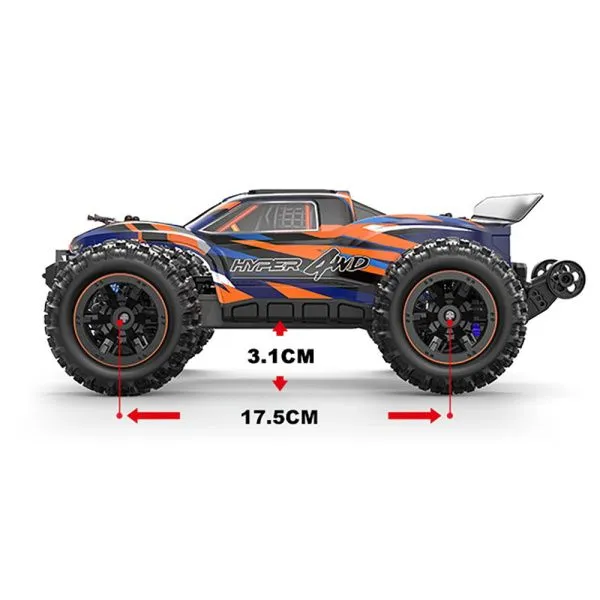 Радиоуправляемый джип MJX Hyper Go 4WD LED 1:16 2.4G - MJX-16108-ORANGE