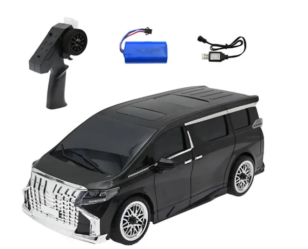 Радиоуправляемая машина для дрифта Alphard 2WD 1:16 (гироскоп, LED подсветка) - MN-68-BLACK