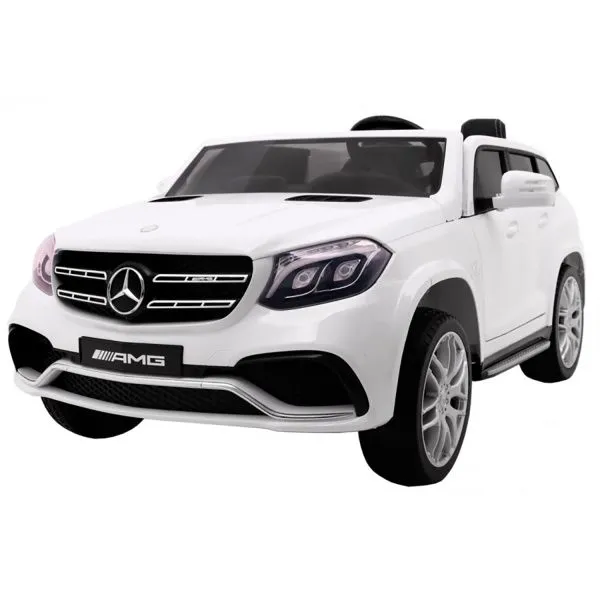 Электромобиль Mercedes Benz GLS63 (белый, 4WD, 12V) - HL228