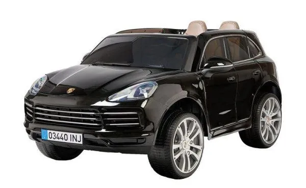 Детский электромобиль PORSCHE CAYENNE S 12V - JJ2128-BLACK-PAINT