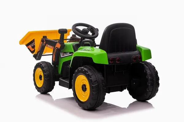 Детский электромобиль XMX трактор с ковшом (зеленый, EVA, пульт, 12V) - XMX611U-GREEN