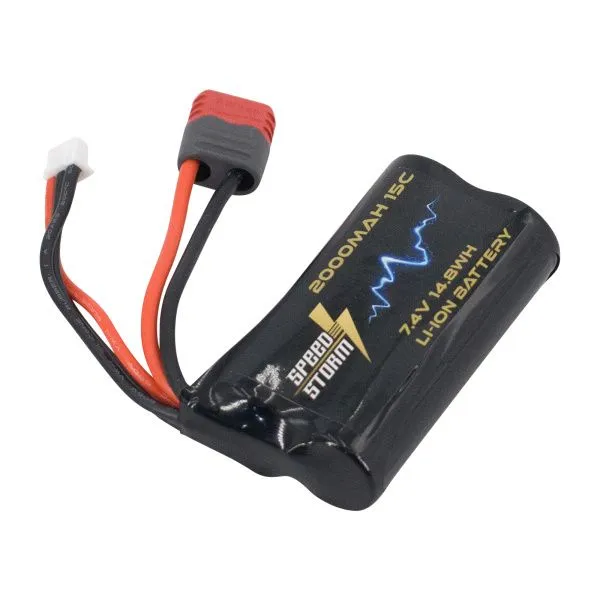 Аккумулятор Speed Storm Li-ion 18650 7.4V 2000 mAh разъем T-plug (Deans) - SS-2S2000-D