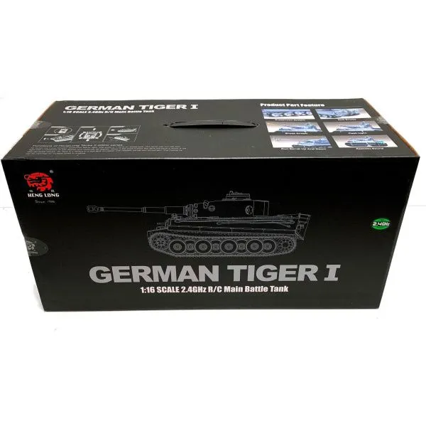 Радиоуправляемый танк Heng Long German Tiger S version V7.0 масштаб 1:16 2.4G - 3818-1-Upg-V7
