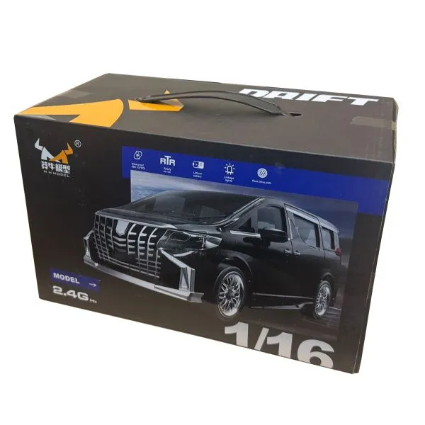 Радиоуправляемая машина для дрифта Alphard 2WD 1:16 (гироскоп, LED подсветка) - MN-68-WHITE