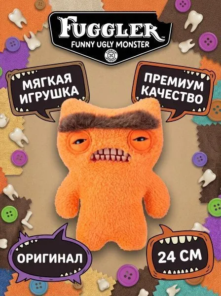 Мягкая игрушка FUGGLER Мистер Моно Волосатики - 15727M
