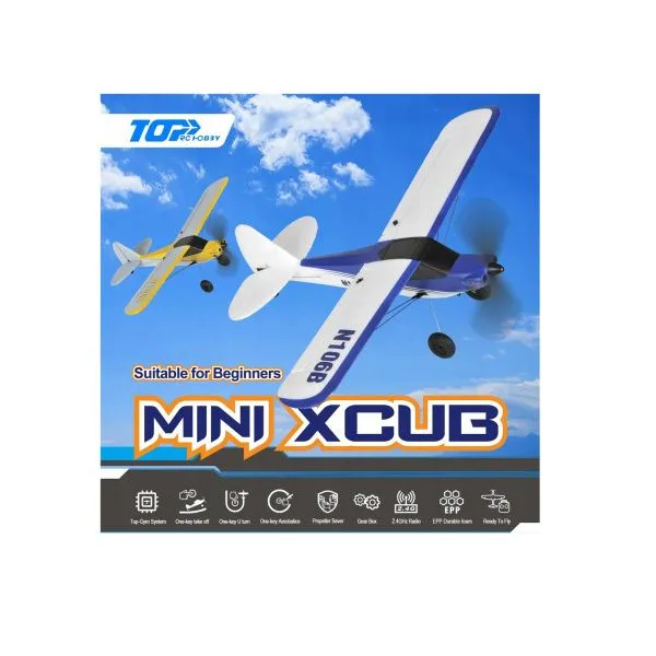 Радиоуправляемый самолет Top RC 450mm Mini Xcub with Gyro RTF - TOP106B02