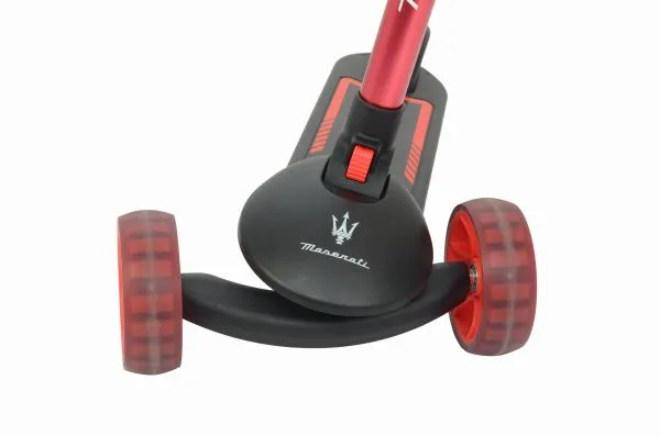 Трехколесный беговел-самокат Maserati с сиденьем - CLB-0140-BLACK