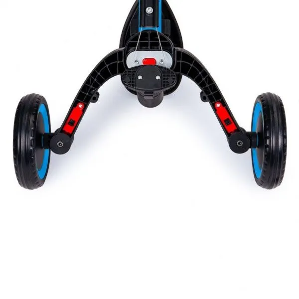 Детский беговел-велосипед 6в1 с родительской ручкой, синий - TR008-BLUE