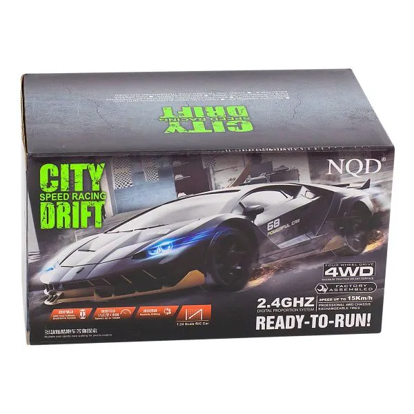 Радиоуправляемая машина для дрифта Toyota AE86 1:24 - 757-4WD37B-BLACK