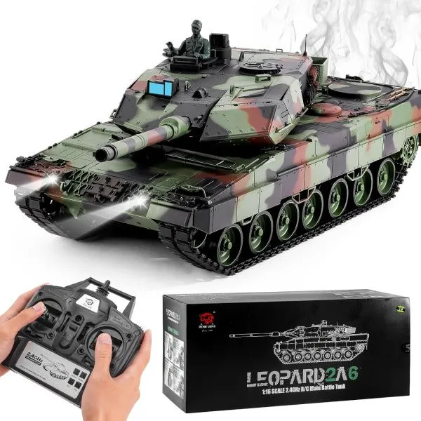 Радиоуправляемый танк Heng Long Leopard 2A6 V7.0 1:16 - HL-3889-1-V7