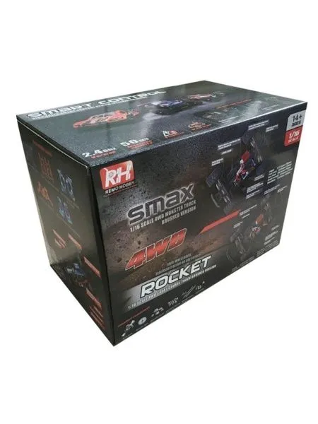 Радиоуправляемый монстр Remo Hobby RH1631 V2.0 4WD RTR масштаб 1:16 2.4G - RH1631V2-BLUE