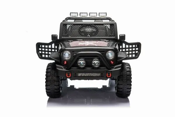 Детский электромобиль джип XMX с полным приводом (черный, EVA, 12V) - XMX618-4WD-BLACK