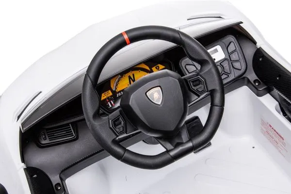Детский электромобиль Lamborghini Aventador SV Roadster 2WD 12V - BDM0931-WHITE