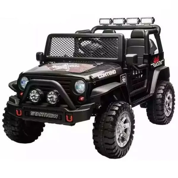 Детский электромобиль джип XMX с полным приводом (черный, EVA, 12V) - XMX618-4WD-BLACK