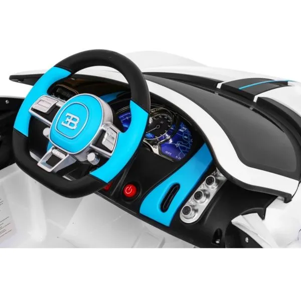Детский электромобиль Bugatti Divo (белый лак, 12V) - HL338