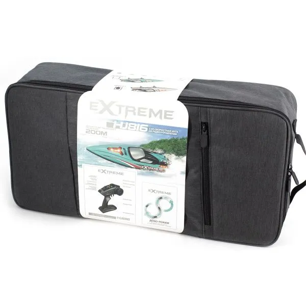 Радиоуправляемый катер Blue Extreme (48 см, 55 км/ч, Brushless) - HJ816PRO-BLUE-BAG