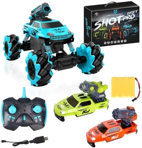 Радиоуправляемый краулер со сменным корпусом (3в1: стреляет водой, стрелами, пузыри) - 338-323