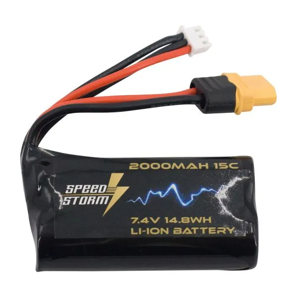 Аккумулятор Speed Storm Li-ion 18650 7.4V 2000 mAh разъем XT60 - SS-2S2000-XT60