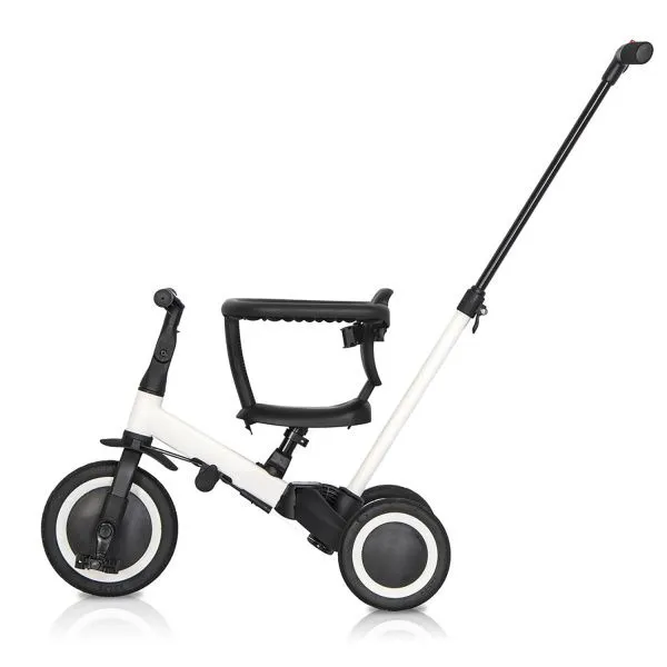 Детский беговел-велосипед 6в1 с родительской ручкой, белый - TR008-WHITE