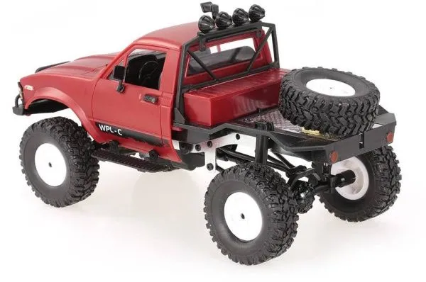 Радиоуправляемая машина WPL пикап Hilux (красный) 4WD 2.4G 1:16 RTR - WPLC-14-RED
