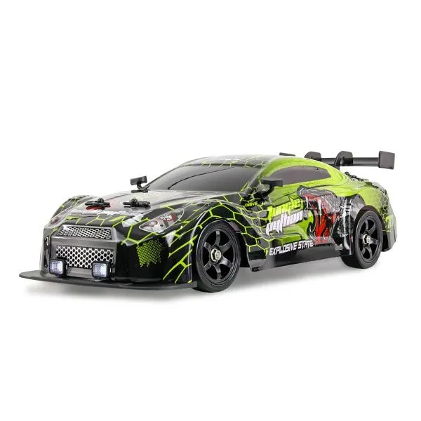 Радиоуправляемая машина для дрифта HB Nissan GTR (4WD, свет, пар, акб, 1:16) - SC16A13
