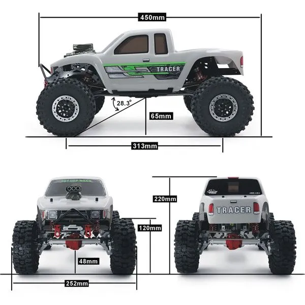 Радиоуправляемый краулер HSP RGT TRACER 4WS 1:10 - EX86180PRO-R86600-2