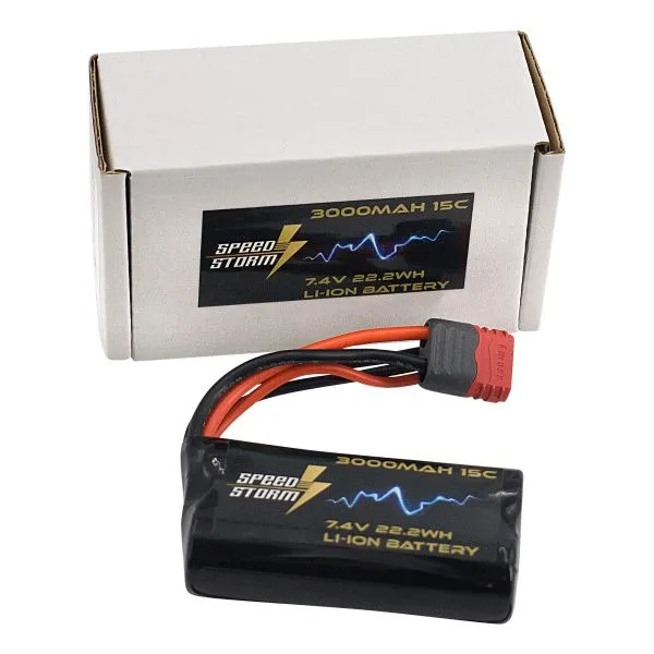 Аккумулятор Speed Storm Li-ion 18650 7.4V 3000 mAh разъем T-plug (Deans) - SS-2S3000-D