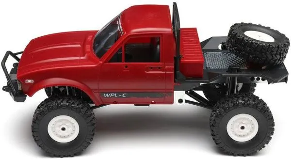 Радиоуправляемая машина WPL пикап Hilux (красный) 4WD 2.4G 1:16 RTR - WPLC-14-RED