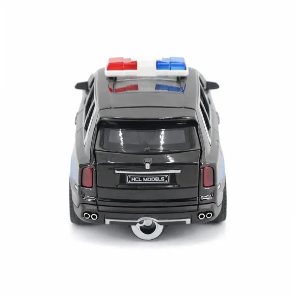 Радиоуправляемая металлическая полицейская машина Rolls-Royce Cullinan 1:22 - HCL-3606-BLACK